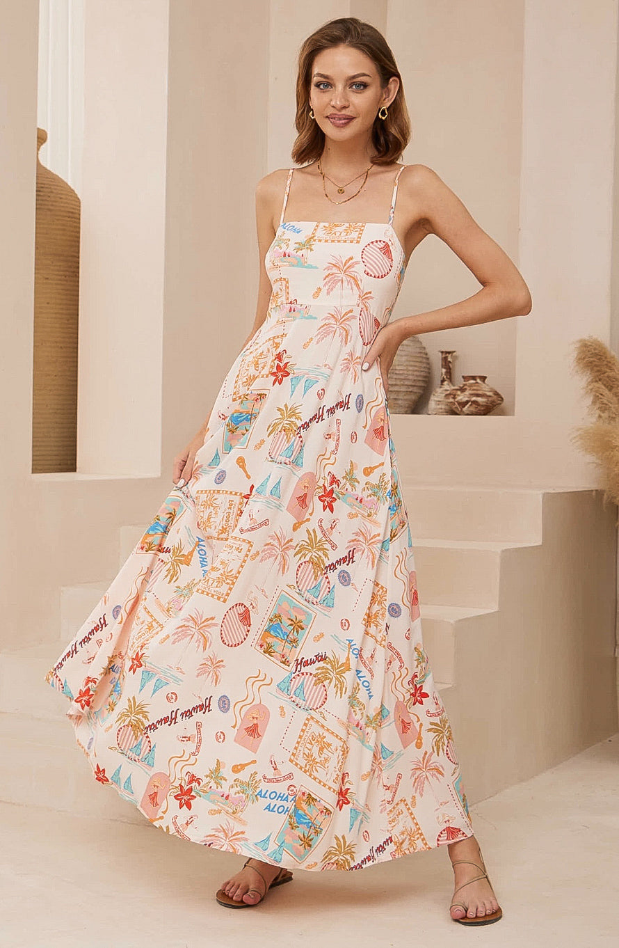 Aloha Hawaii Maxi Dress