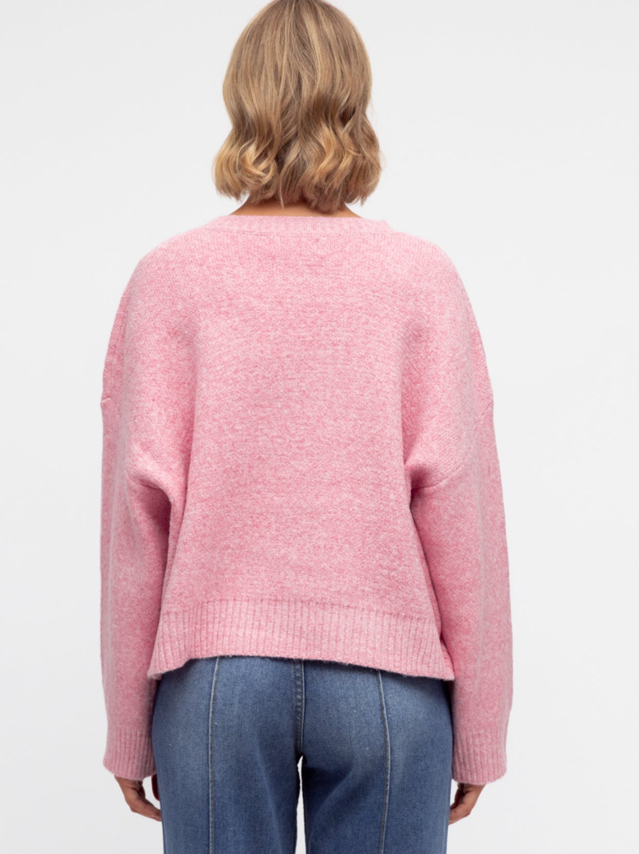 Pink Bow Knit Jumper