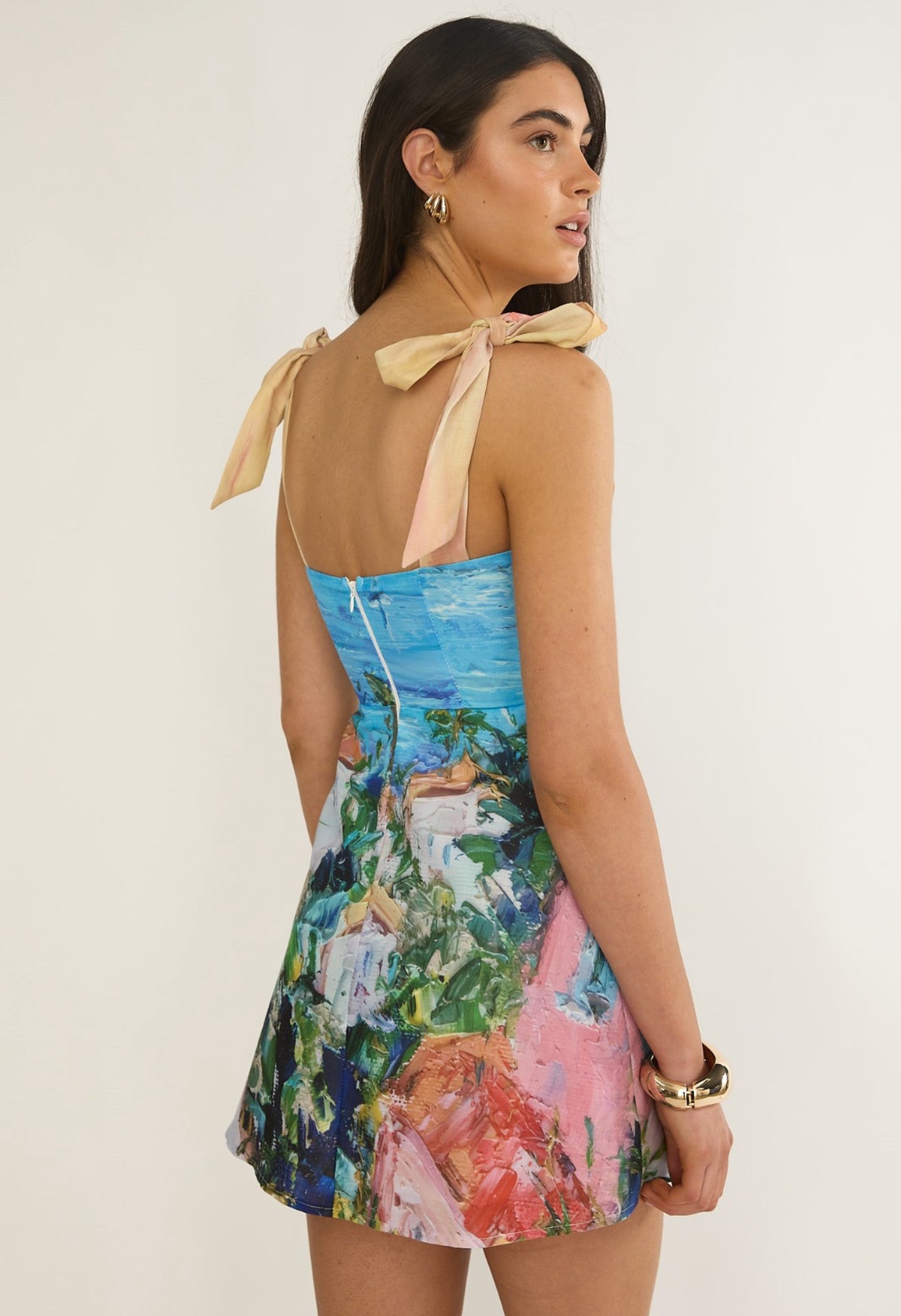 Santorini Multi Mini Dress