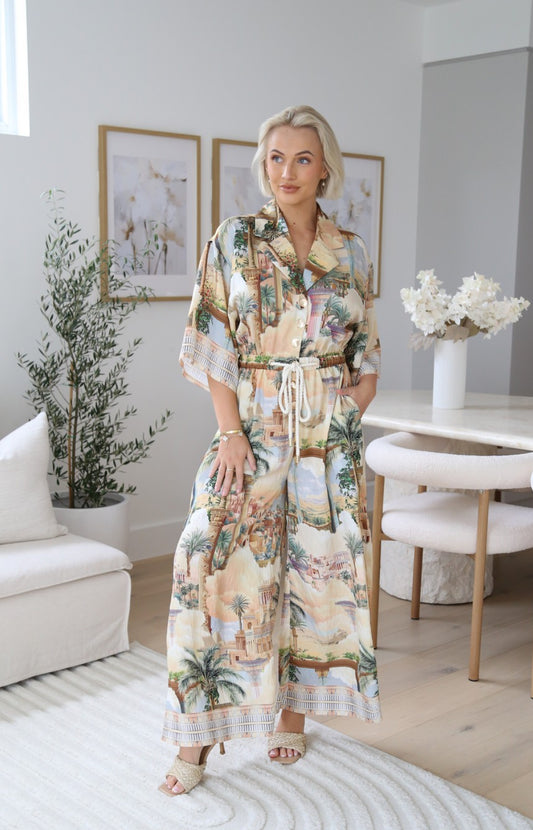 Morocco Print Jumpsuit
