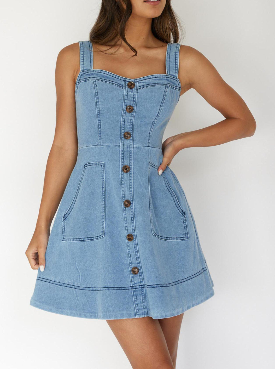 Nikki Mini Denim Dress