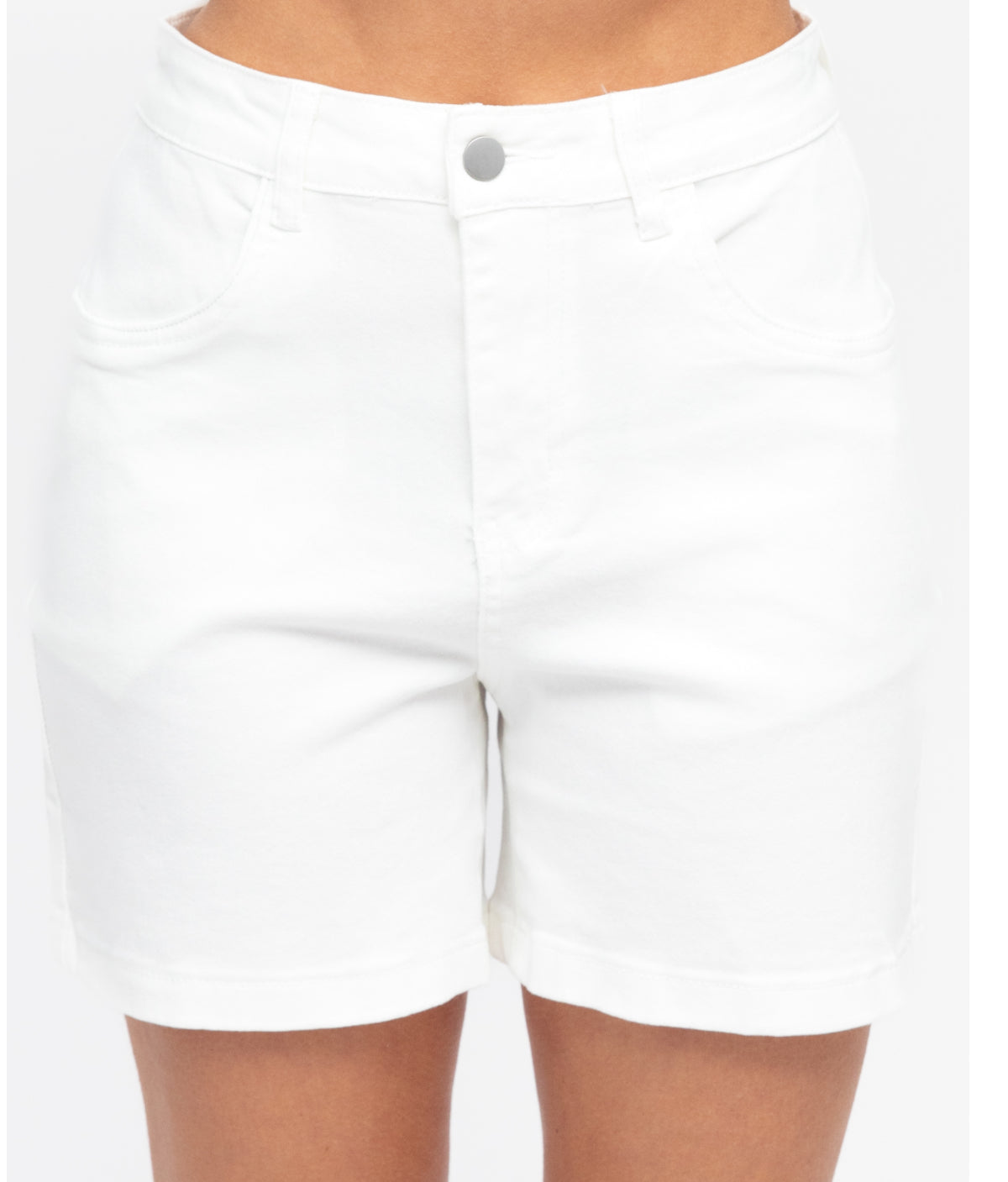 My Fav White Denim Shorts