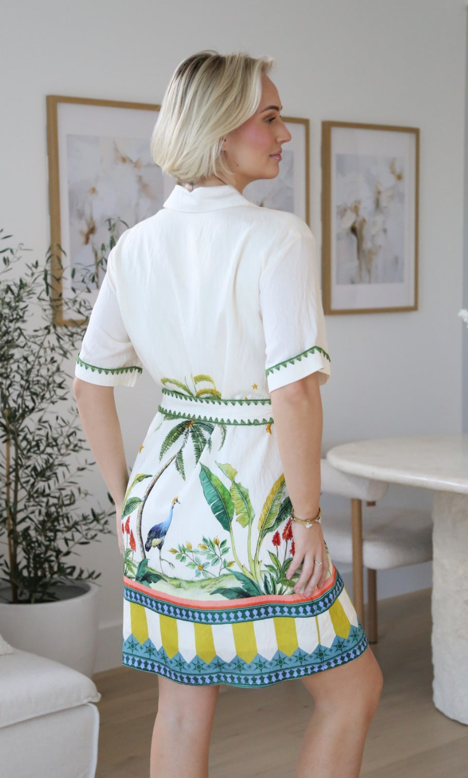 Bird of paradise Mini Dress