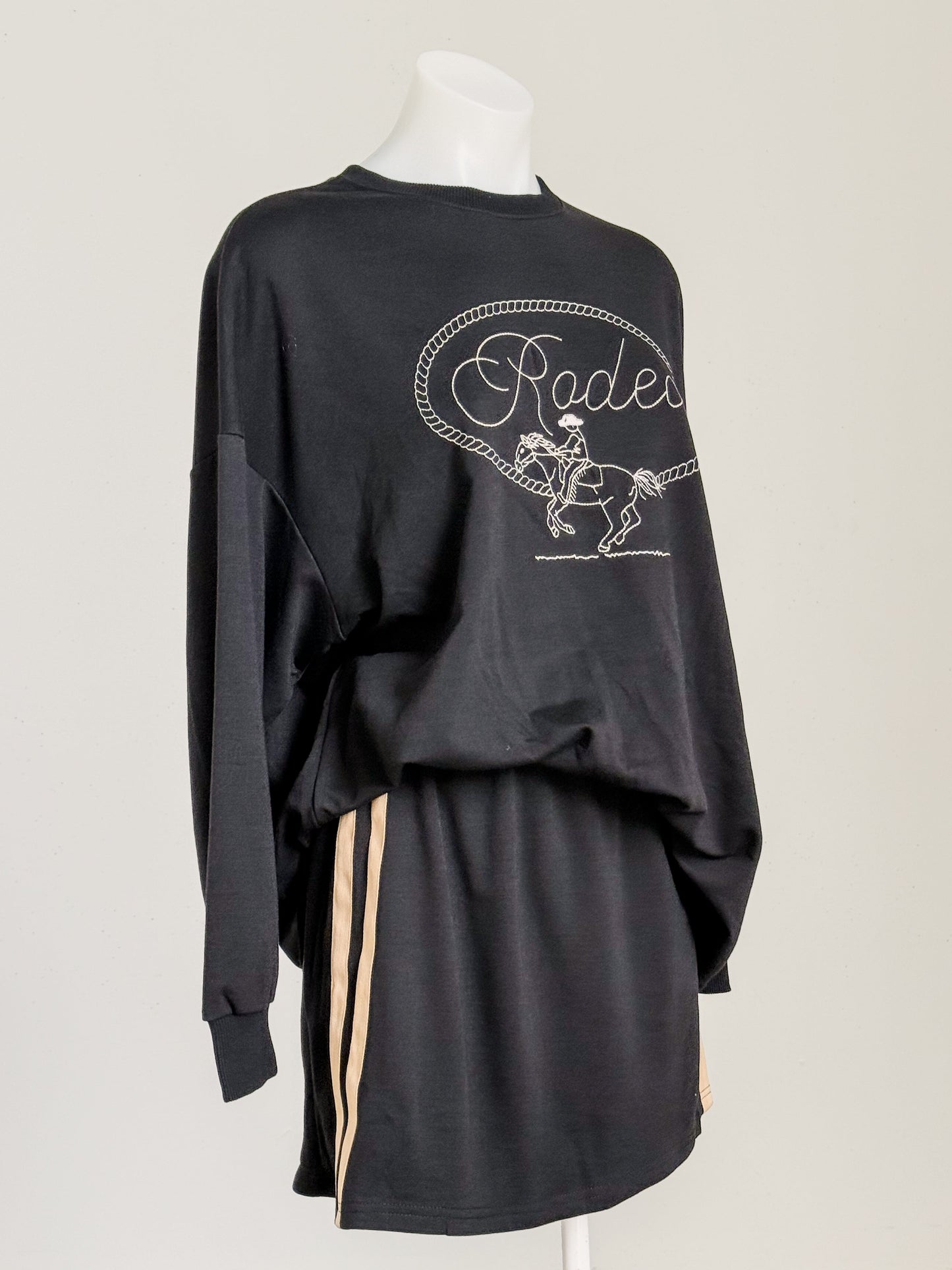 Rodeo  Black Jumper and Skirt Set