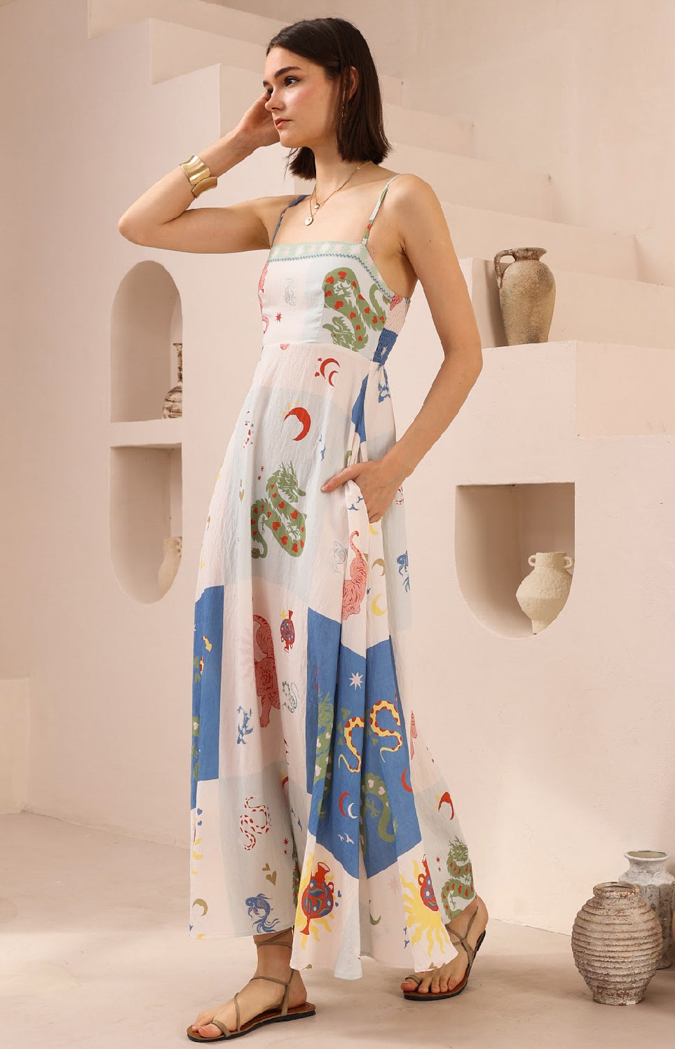 Easy Tiger Maxi  Dress