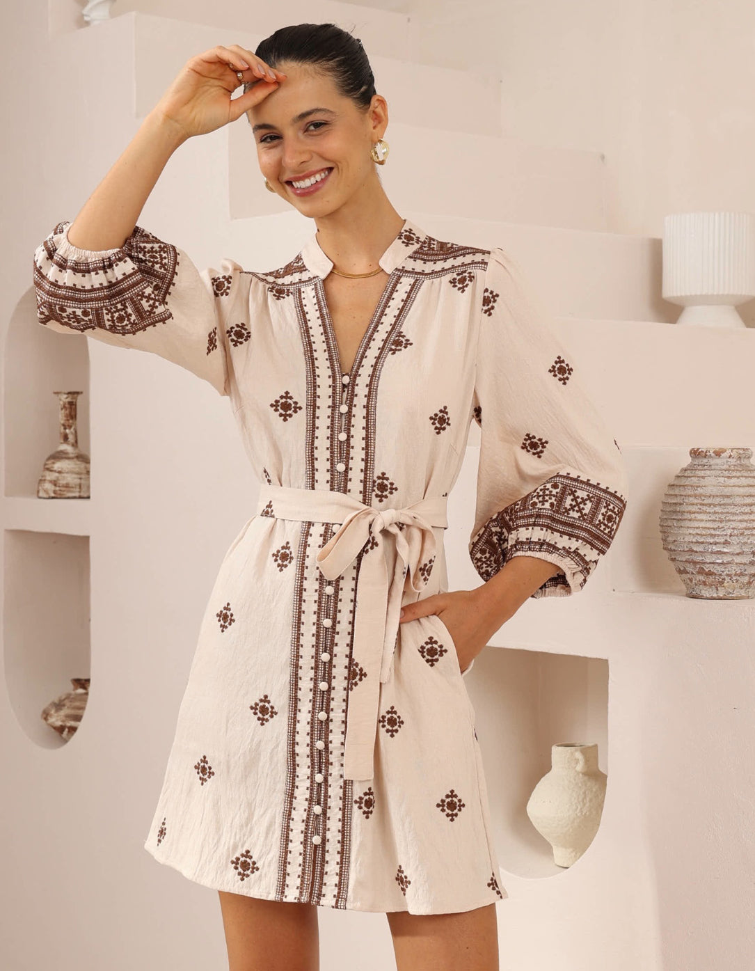 Florence Mocha Dress