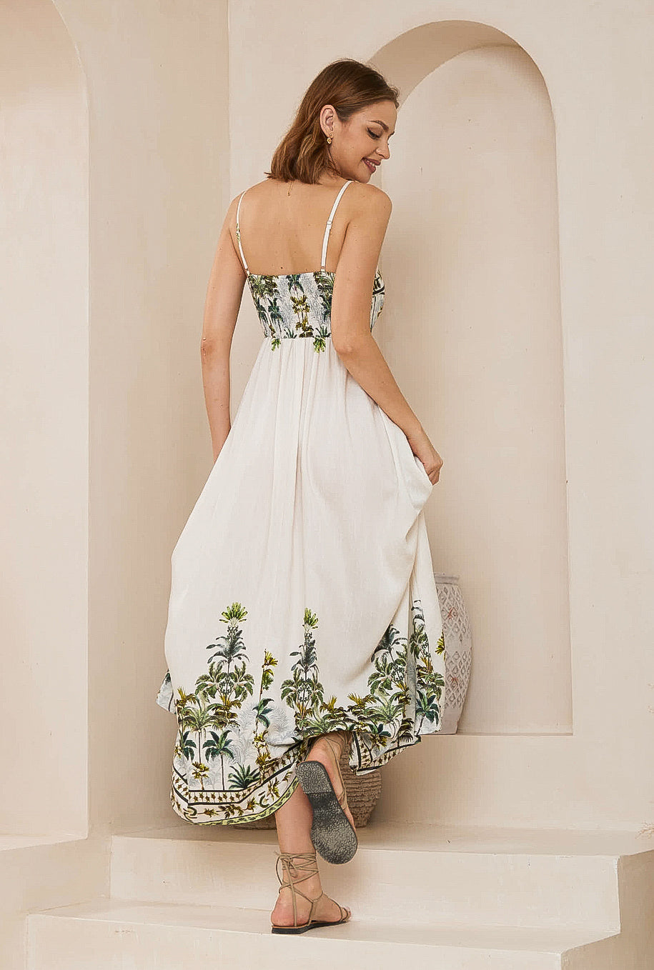 Palm Tree Maxi Dress
