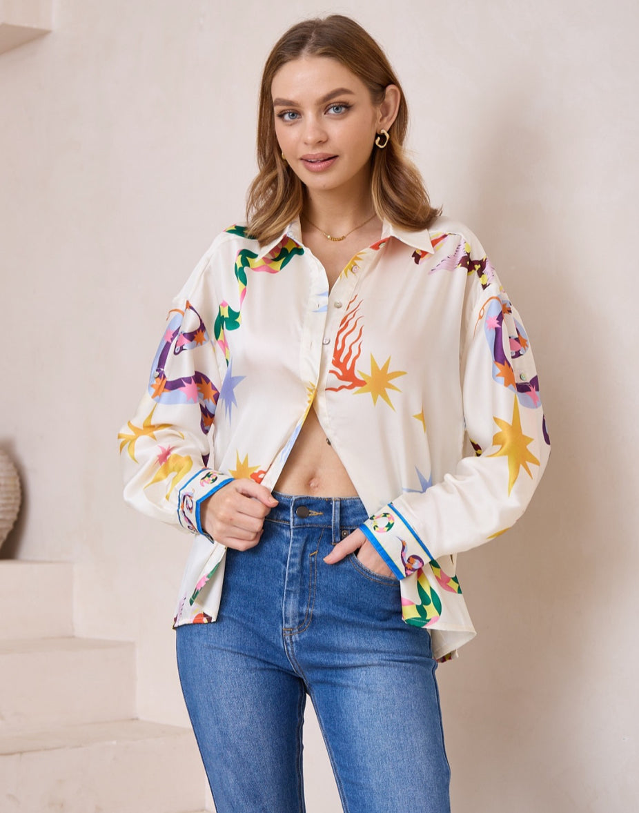 Khaleesi Dragon Print Shirt