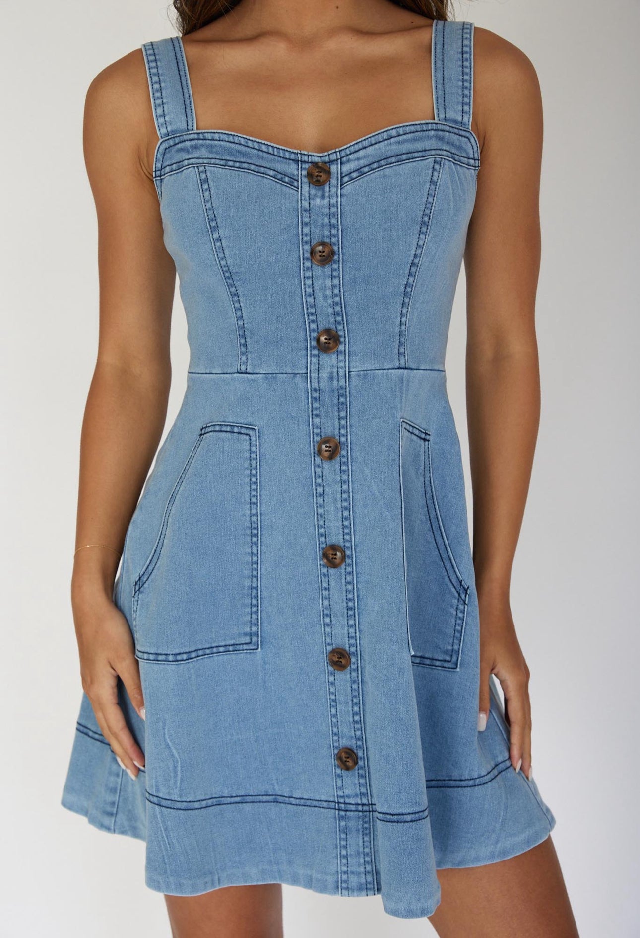 Nikki Mini Denim Dress