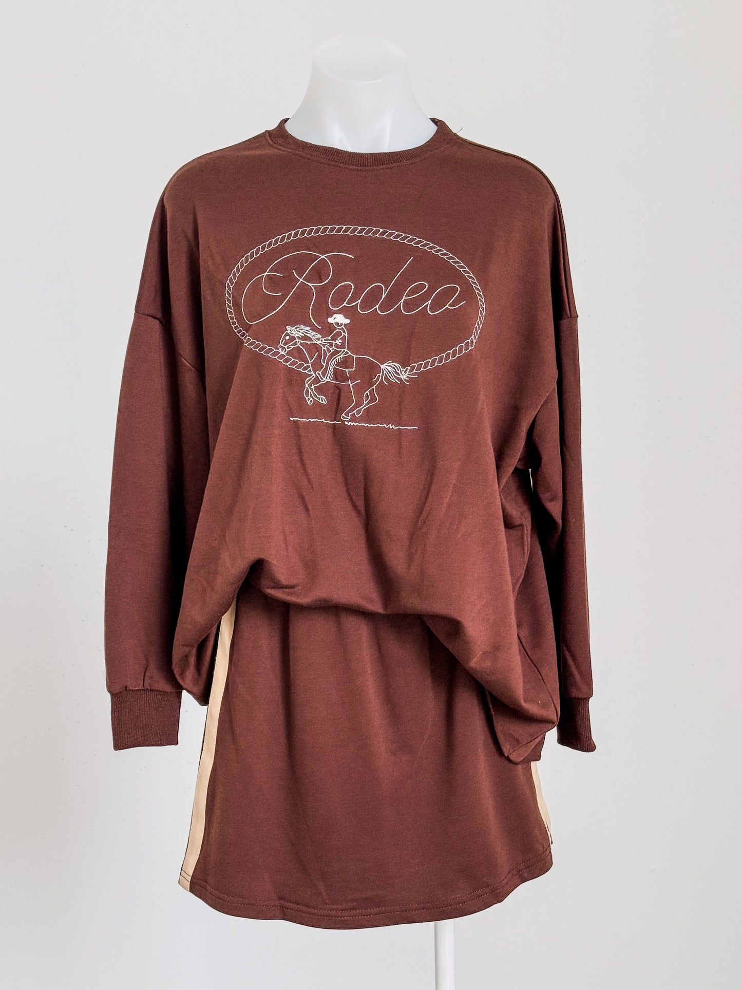 Rodeo  Chocolate Jumper and Skirt Set