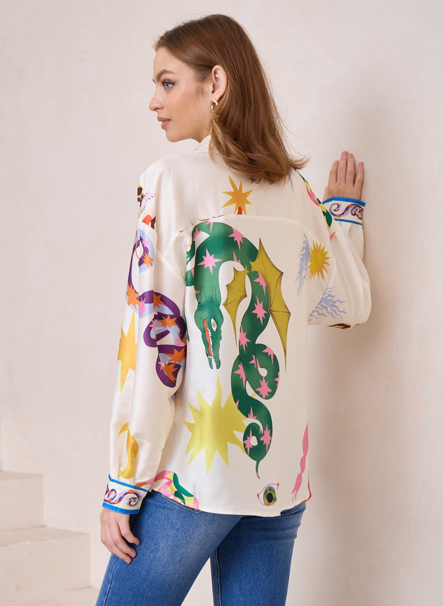 Khaleesi Dragon Print Shirt