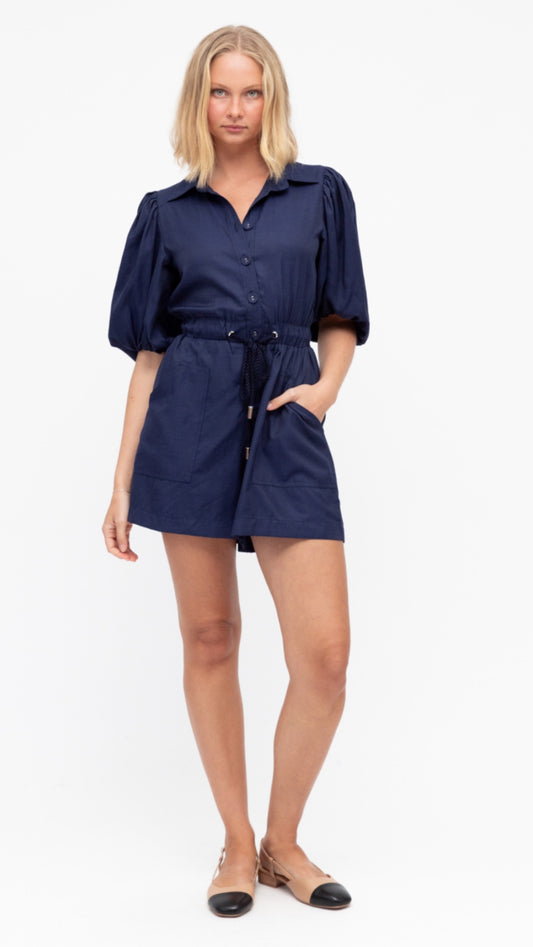 Amber Navy Playsuit