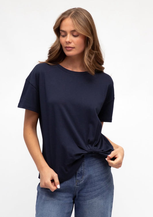Tuck Navy T-Shirt