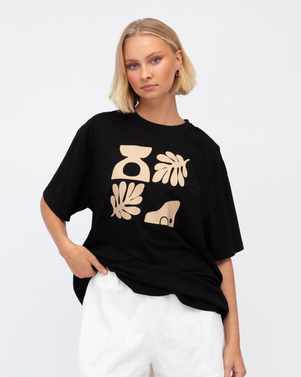 Morocco Block Oversized Tee