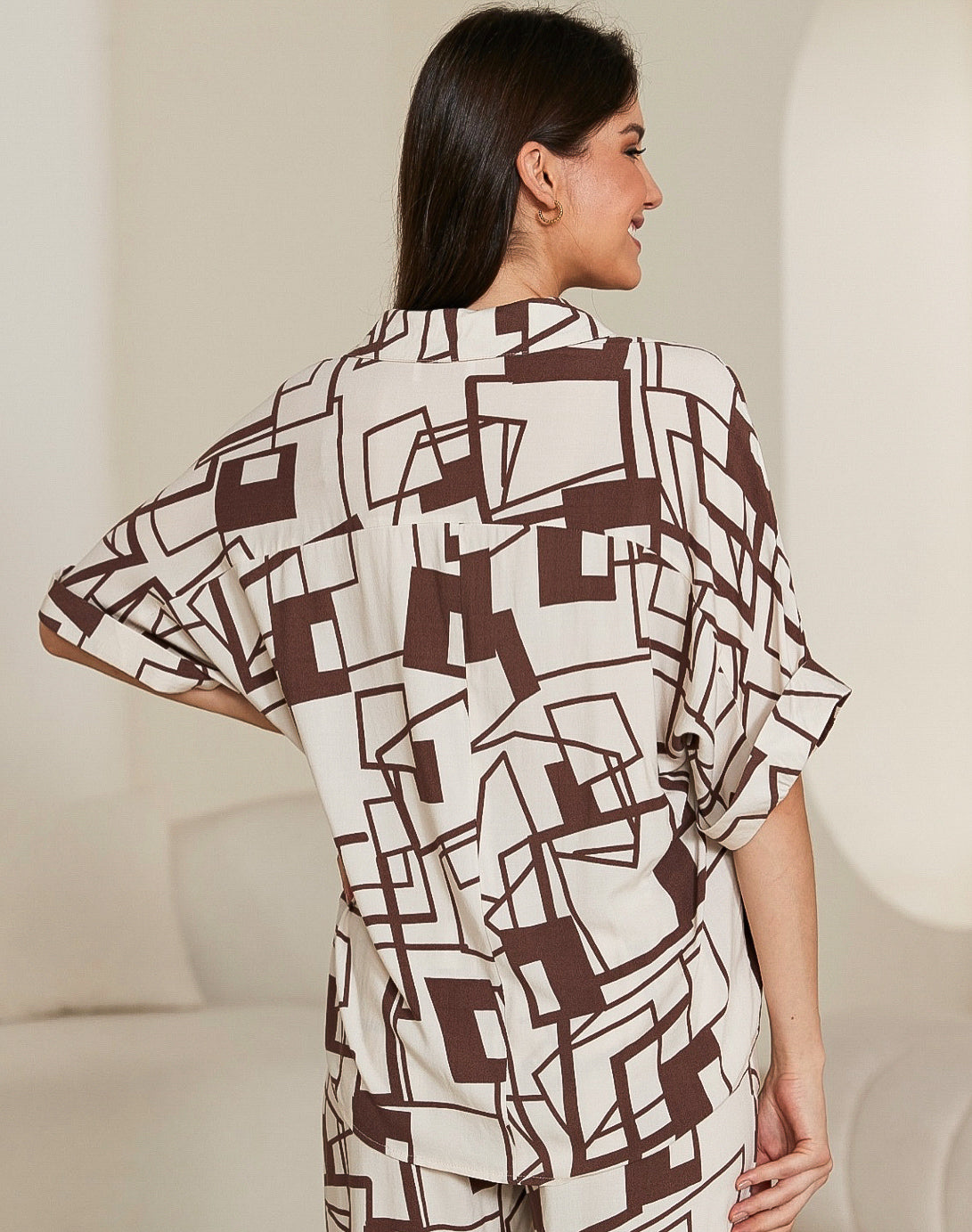 Geo Print Shirt
