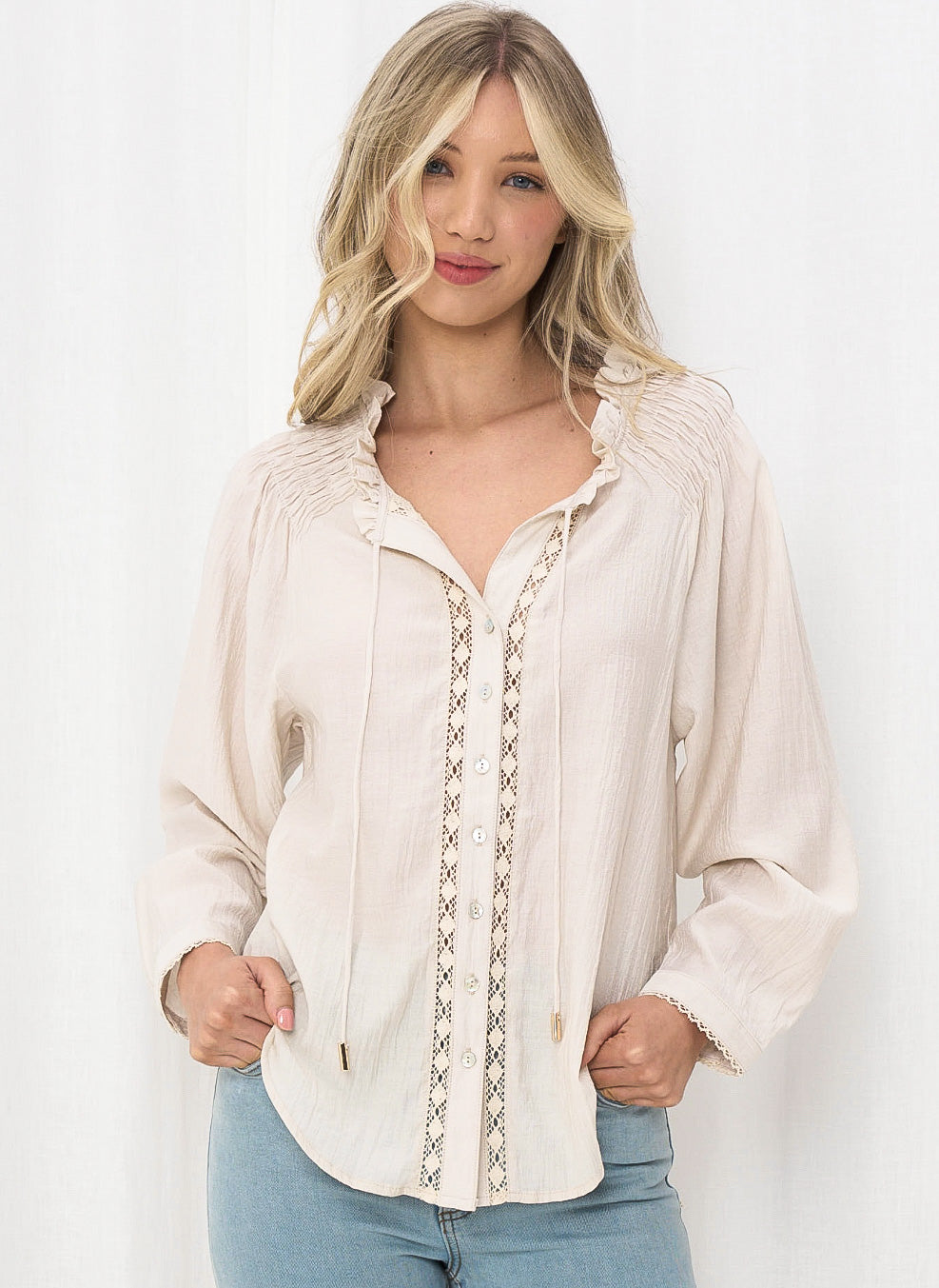 Florence Natural Blouse