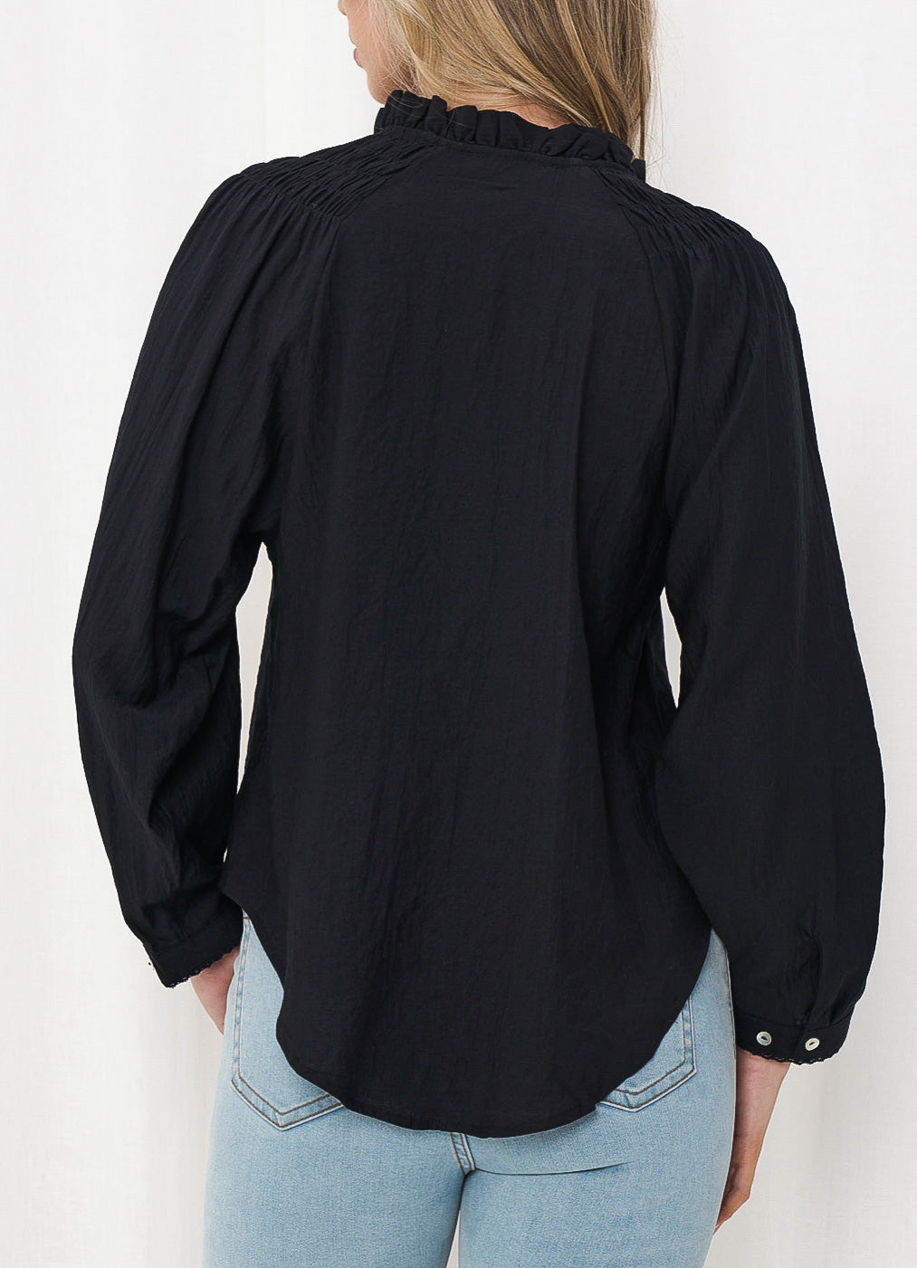 Florence Black Blouse