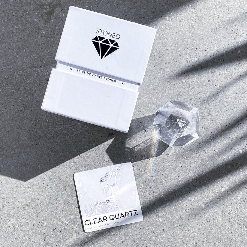 Clear Boy Quartz Geo Gem