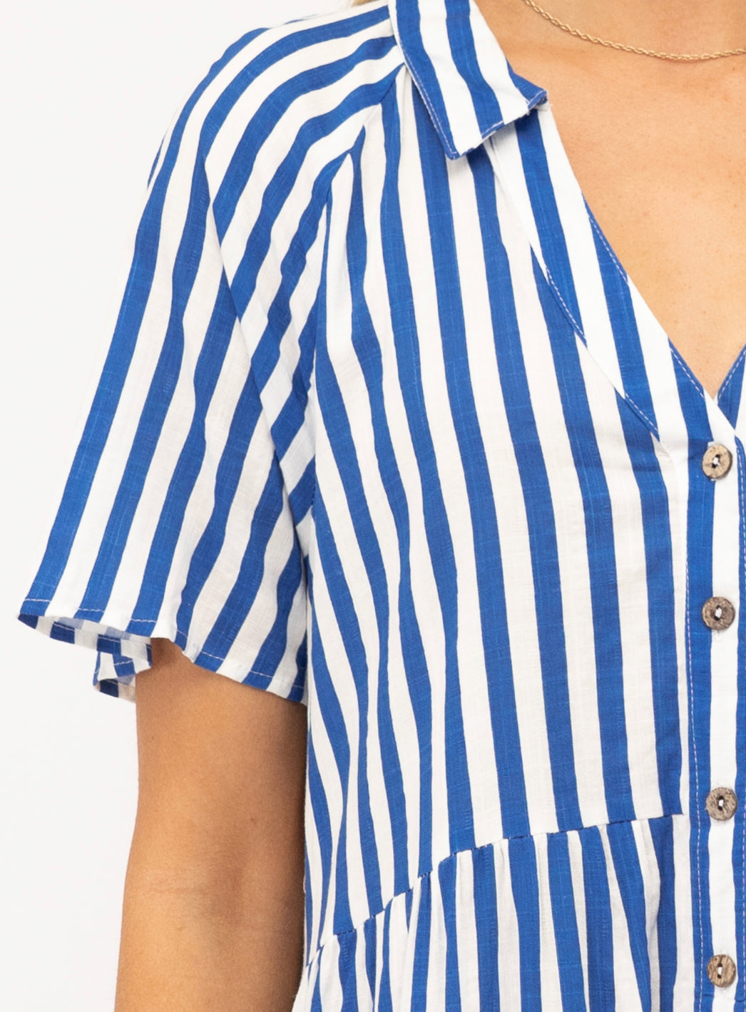 Skylar Stripe Shirt Dress